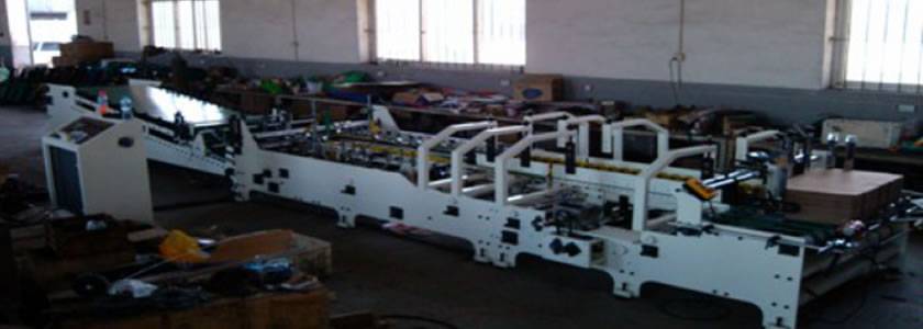 Automatic press type carton folder gluer