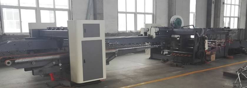 Full automatic downward folded carton folder gluer
