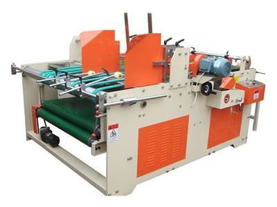 Semi-Automatic Pressing Type Carton Gluer