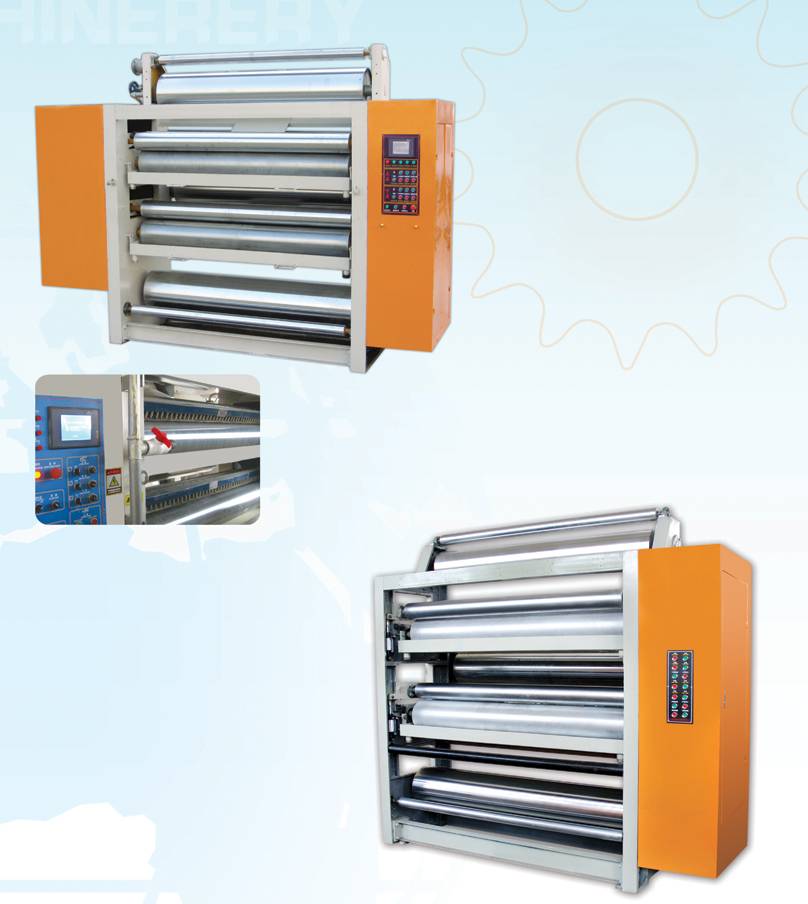 corrugated cardboard gluing machine