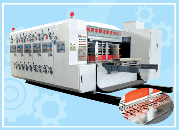 flexo printing slotter diecutter carton machine
