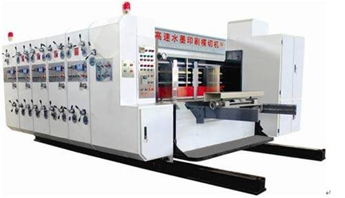 Impression à grande vitesse de Flexo G de fabrication de cartons de carton de série CARRÉE de la machine rainant la machine de découpage 