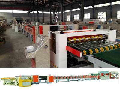 Duplex cardboard production line