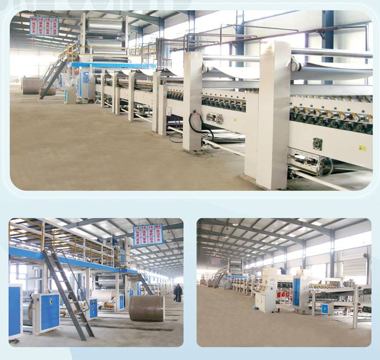 corrugated cardboard production line